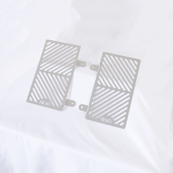 R&G Stainless Steel Radiator Guard for Honda CRF1100L Africa Twin Adventure Sports and CRF1100L Africa Twin Standard Model '20- (2-piece)
